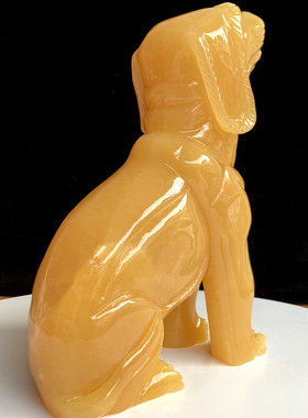 锦玉秀美玉石祝福新中式玄关黄玉