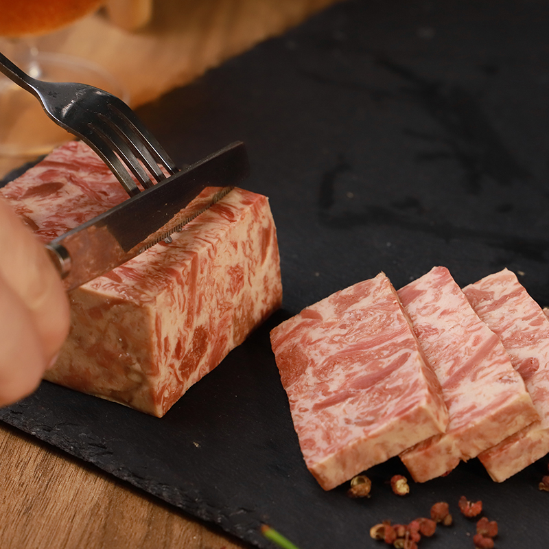 众素植物素午餐肉仿生食品仿荤纯素斋素食斋菜素肉午餐肉素火腿肉 - 图0