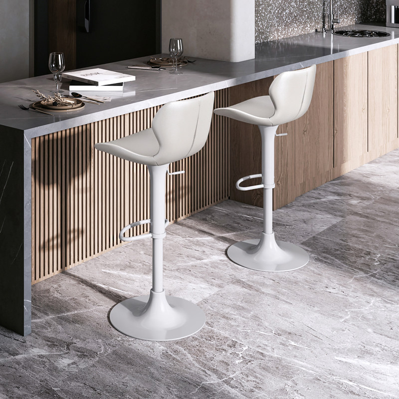 侘寂风吧台椅子轻奢家用岛台吧椅高餐椅升降旋转高脚凳吧台凳7187,淘宝优惠券,粉丝福利购,淘宝优惠卷