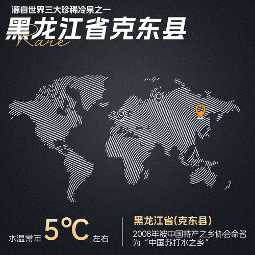 零定律克东天然苏打水整箱0添糖无气饮用PH8.8碱性非矿泉水旗舰店 - 图0