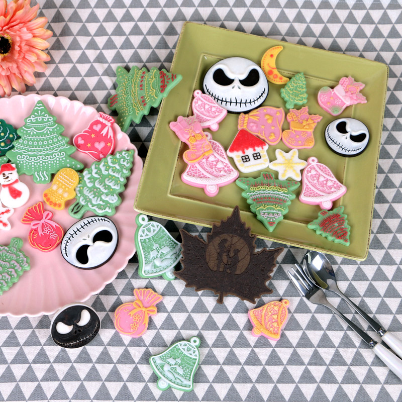 万圣节巧克力插件模具硅胶圣诞节翻糖节日蛋糕装饰插片创意恶搞款,淘宝优惠券,粉丝福利购,淘宝优惠卷