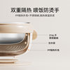 Ying's baby supplementary food bowl for infant special rice noodles water-filled insulation bowl constant temperature stainless steel children's full set of tableware