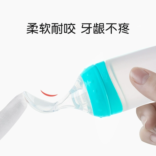 Детская силиконовая ложка для новорожденных для младенца, бутылочка для кормления