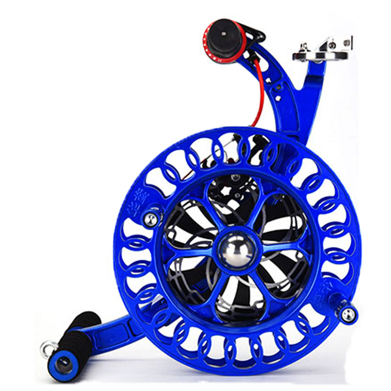 风筝背带轮新款华鸢镁合金风筝线盘轮初学者专用轮子带刹车防倒转