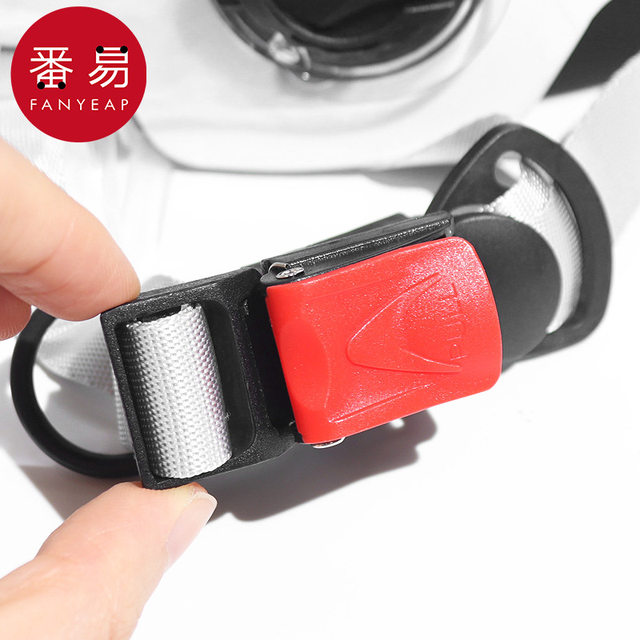 Helmet snap A1pn0-hard hat chin buckle electric motorcycle helmet snap three-section buckle four-section buckle