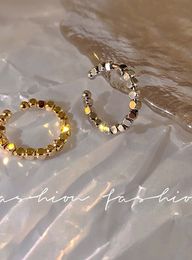 碎银几两不规则戒指女ins潮