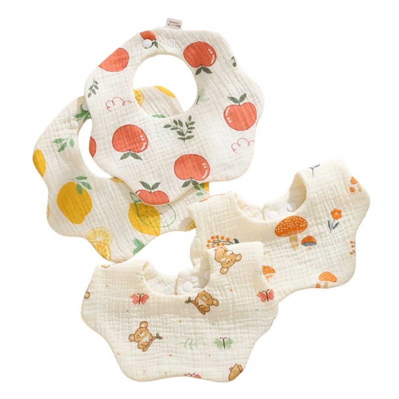 口水巾婴儿a类全棉透气纯棉纱布围嘴春夏季新生儿防吐奶口水围兜,淘宝优惠券,粉丝福利购,淘宝优惠卷