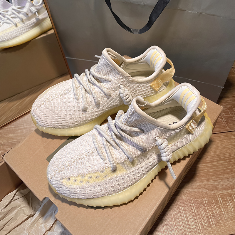 KABASHA椰子鞋350YEZI YEEZY满天星2025新款男鞋夏季透气运动鞋女 - 图1