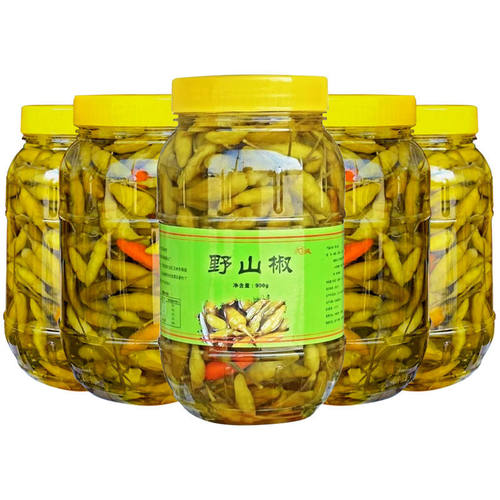 广西七彩椒泡椒酸辣野山椒酸甜口泡小米辣泡指天椒五彩椒辣下饭菜 - 图3