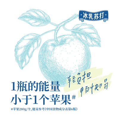 元气森林冰乳苏打乳酸菌原味汽水饮料450ml*6瓶/12瓶气泡柠檬罐装