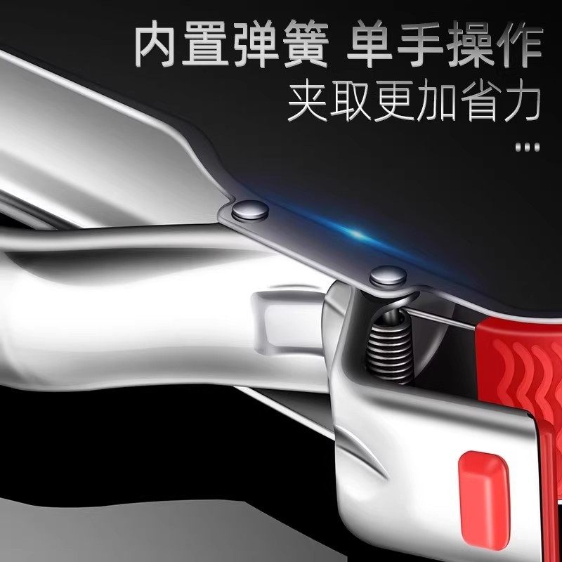 加厚不锈钢防烫夹取碗取盘夹厨房耐高温硅胶防滑夹菜盘蒸锅夹烤箱,淘宝优惠券,粉丝福利购,淘宝优惠卷