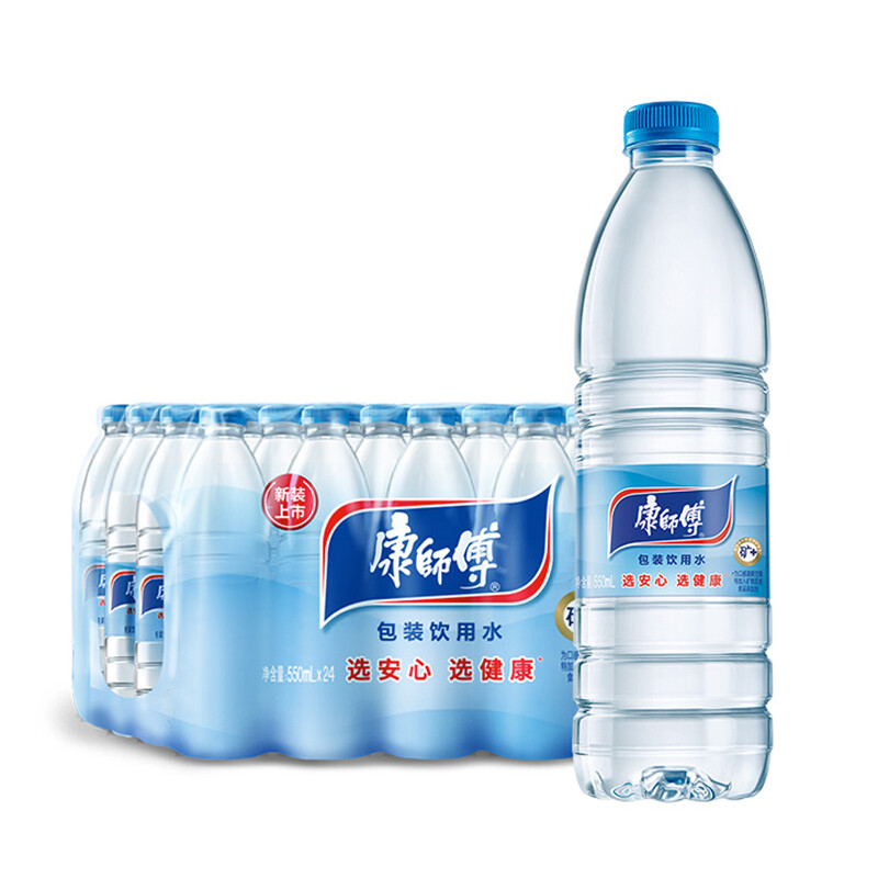 康师傅包装饮用水380ml/550mlx12/24瓶整箱非矿泉水会议用水开水 - 图3