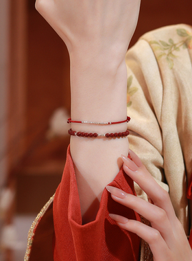 巨好看的纯银手链冷门手串新中式