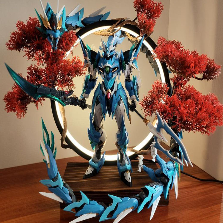 Compatible with LEGO Gundam assembly deformation motor core Lu Bu Bai Xueji mecha model boy toy blind box building blocks