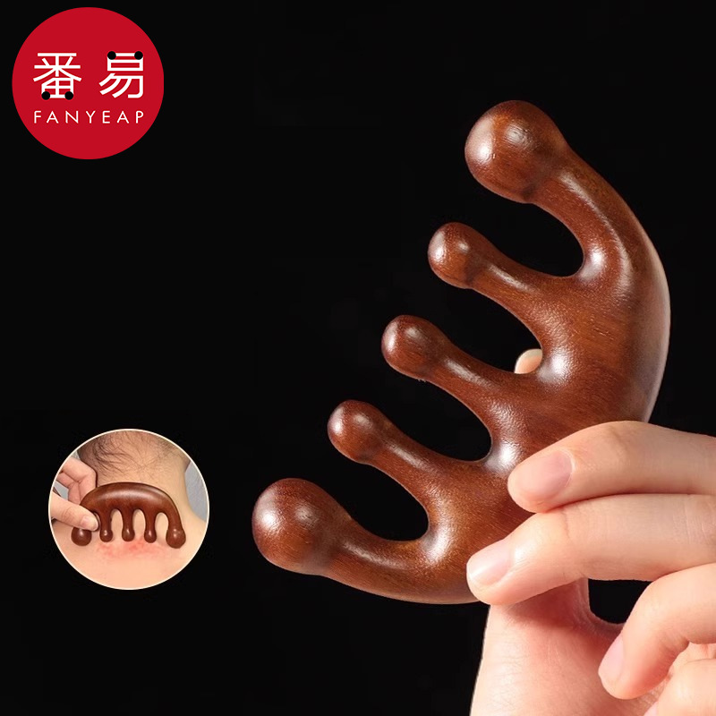 按摩器/头部CA1sn0-梳子梳头男女五指经络梳梳理头发梳头用 - 图1