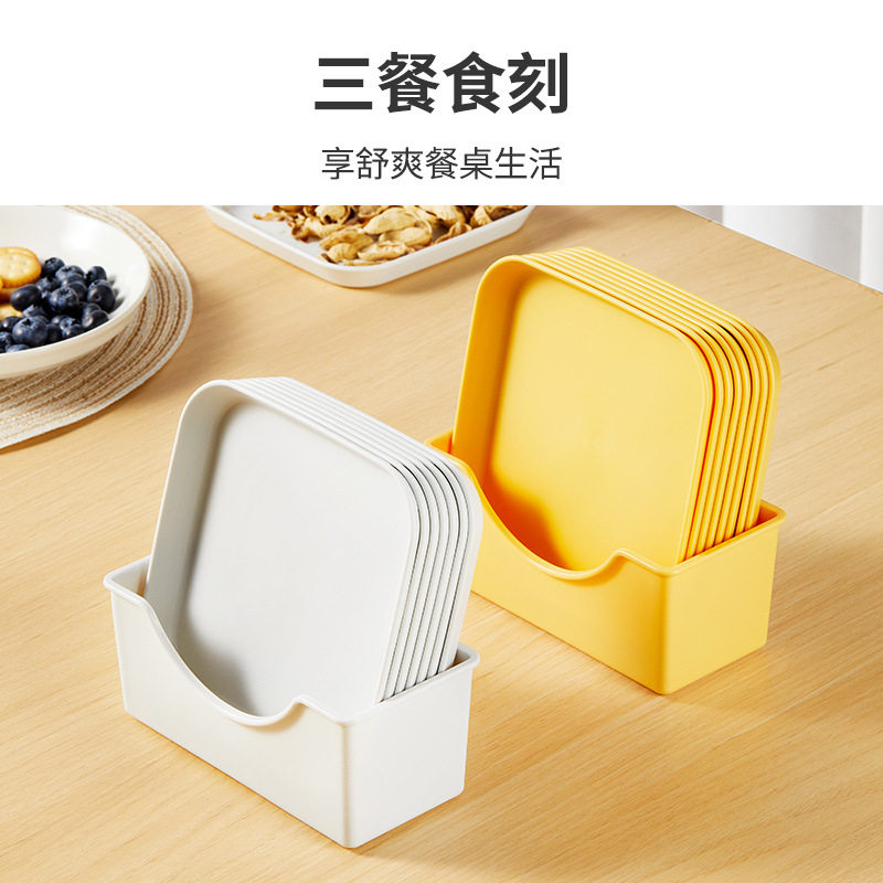 吐骨碟家用装水果吐骨头盘碟食品级餐桌桌面新款垃圾渣盘菜盘餐盘,淘宝优惠券,粉丝福利购,淘宝优惠卷