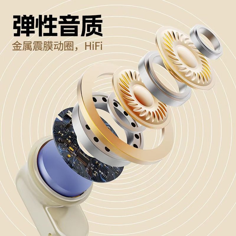 半入耳式蓝牙耳机女士超短柄无线2025新款久戴不痛降噪高质量,淘宝优惠券,粉丝福利购,淘宝优惠卷