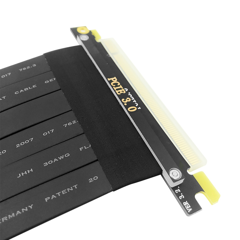 PCI-E 3.0显卡竖装延长线显卡转换直立式带屏蔽壳满速高频-图1