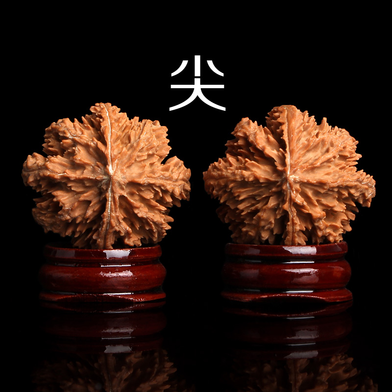 大粗筋京八棱大灯笼文玩把玩扎手核桃秋子纹理清晰刺多密细男野生 - 图2