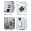 Toilet brush without dead corners silicone soft bristles toilet brush wall-mounted household artifact bathroom cleaning set