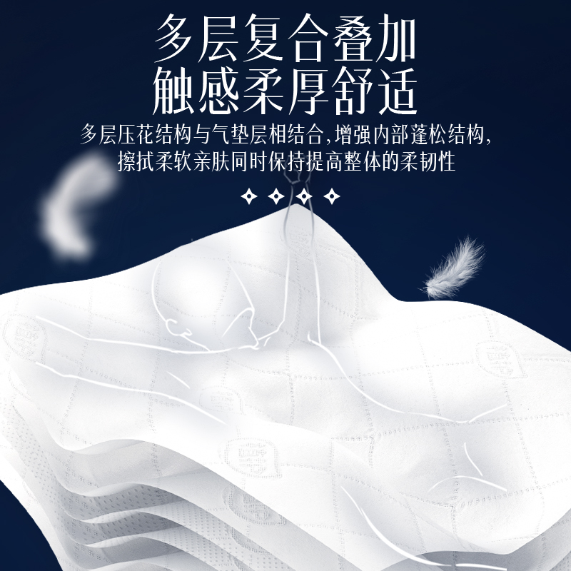 植护420张抽纸小包面巾餐巾纸婴儿擦手卫生纸巾家用实惠装整箱批 - 图1