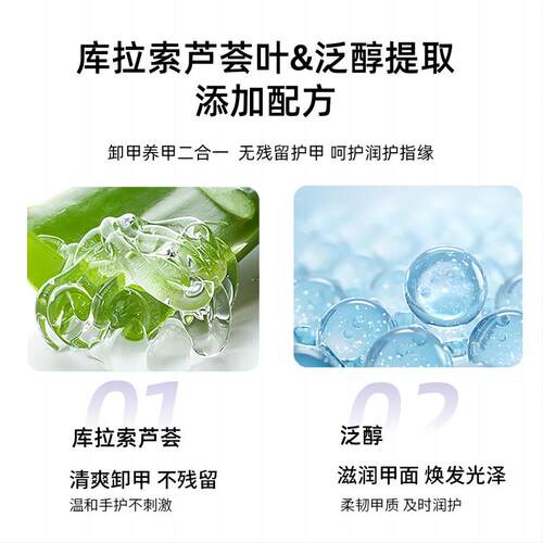MissCandy糖果小姐卸甲水解胶剂温和清洁美甲店专用洗甲水不伤甲 - 图1
