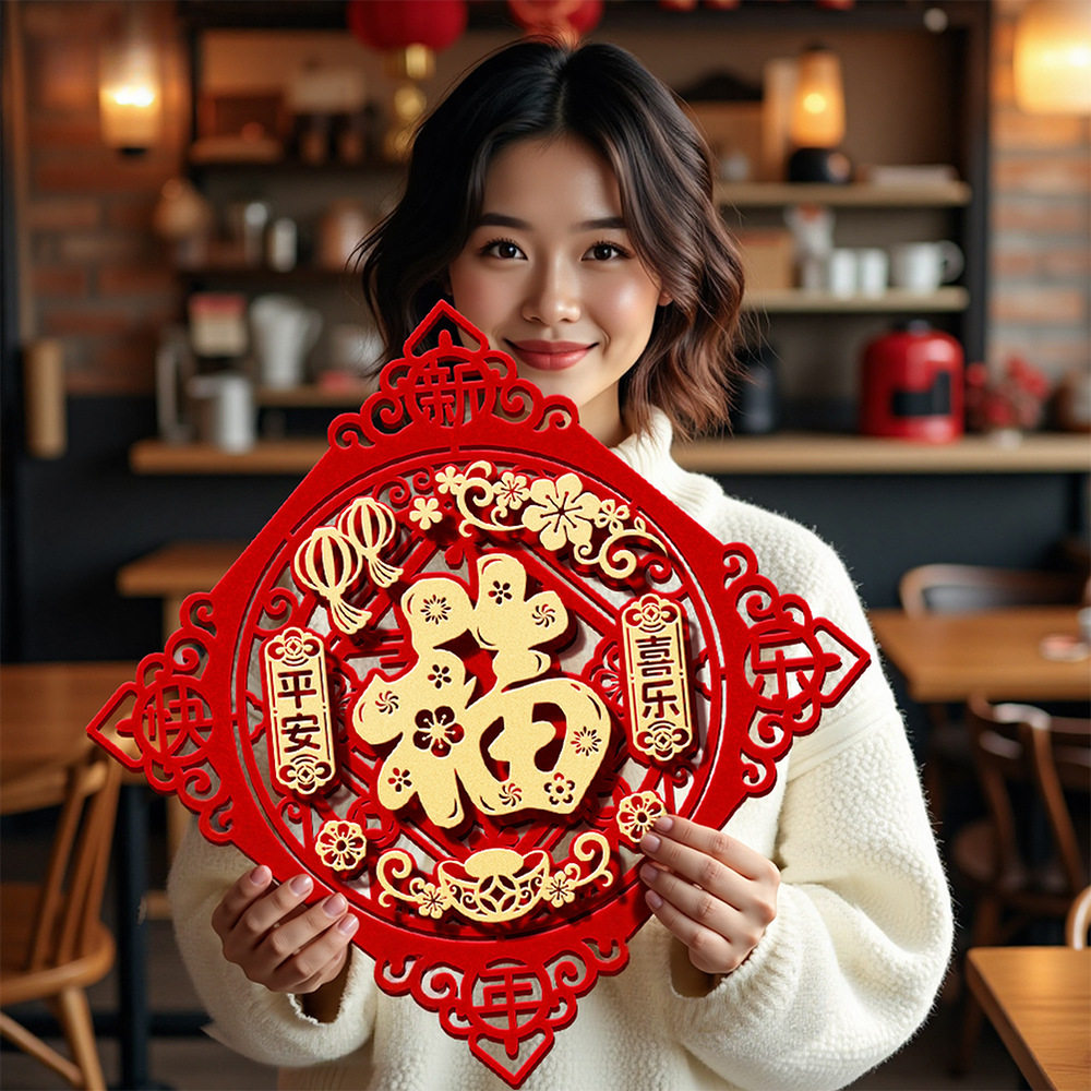 2026马年立体福字门贴新年装饰春节过年大门贴纸福字贴年货,淘宝优惠券,粉丝福利购,淘宝优惠卷