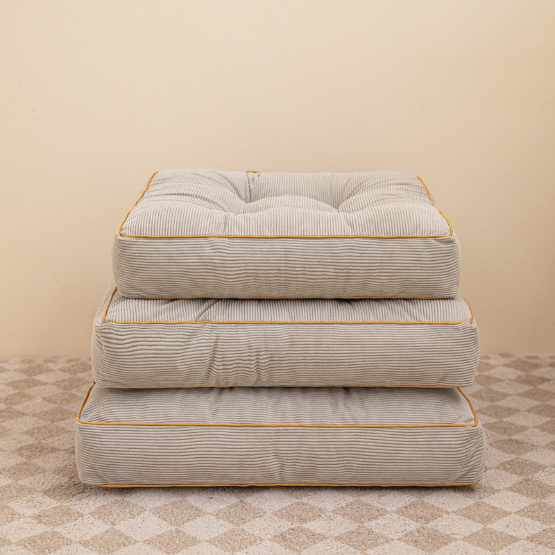 Xinpan corduroy cushion tatami sofa stool cushion bay window butt cushion office sedentary non-slip classroom tail vertebra