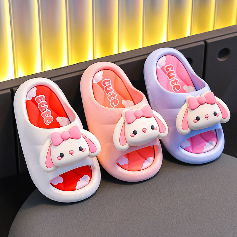 儿童恐龙拖鞋夏季洗澡居家内防臭防滑男童厚底外穿亲子凉拖鞋室外