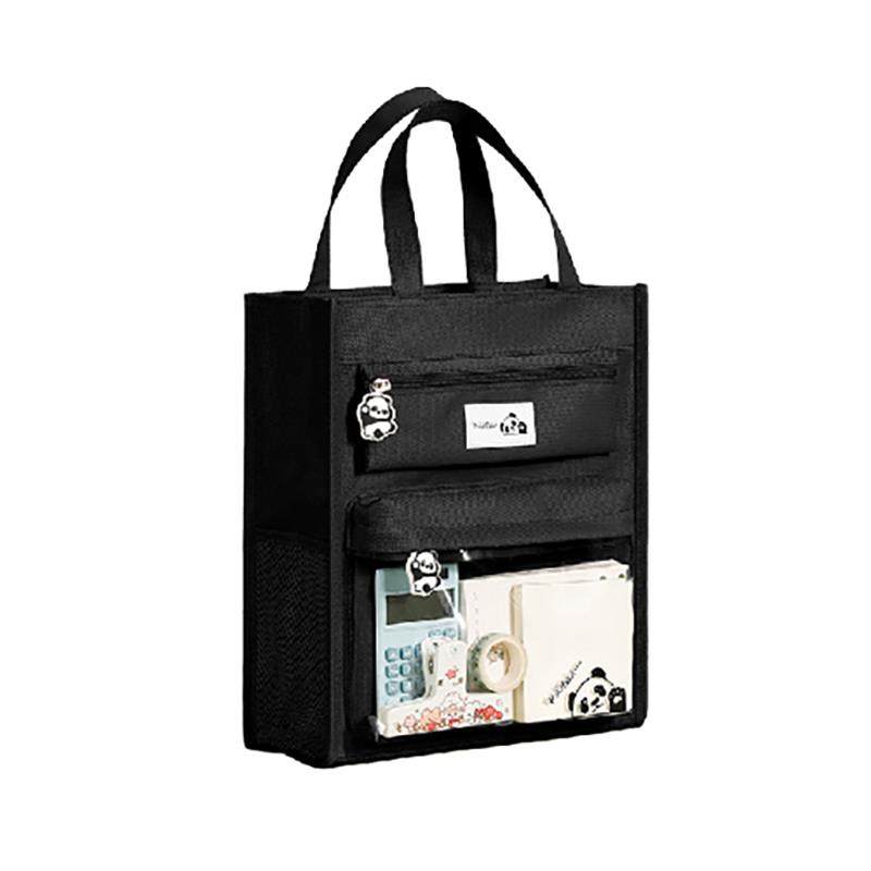 补习袋手提袋大容量书袋拎书学生补课包新款小学生帆布收纳袋女孩,淘宝优惠券,粉丝福利购,淘宝优惠卷