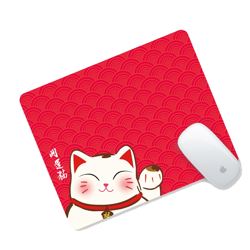 电脑鼠标垫小号可爱女加厚键盘桌垫子办公护腕二次元风景动漫游戏