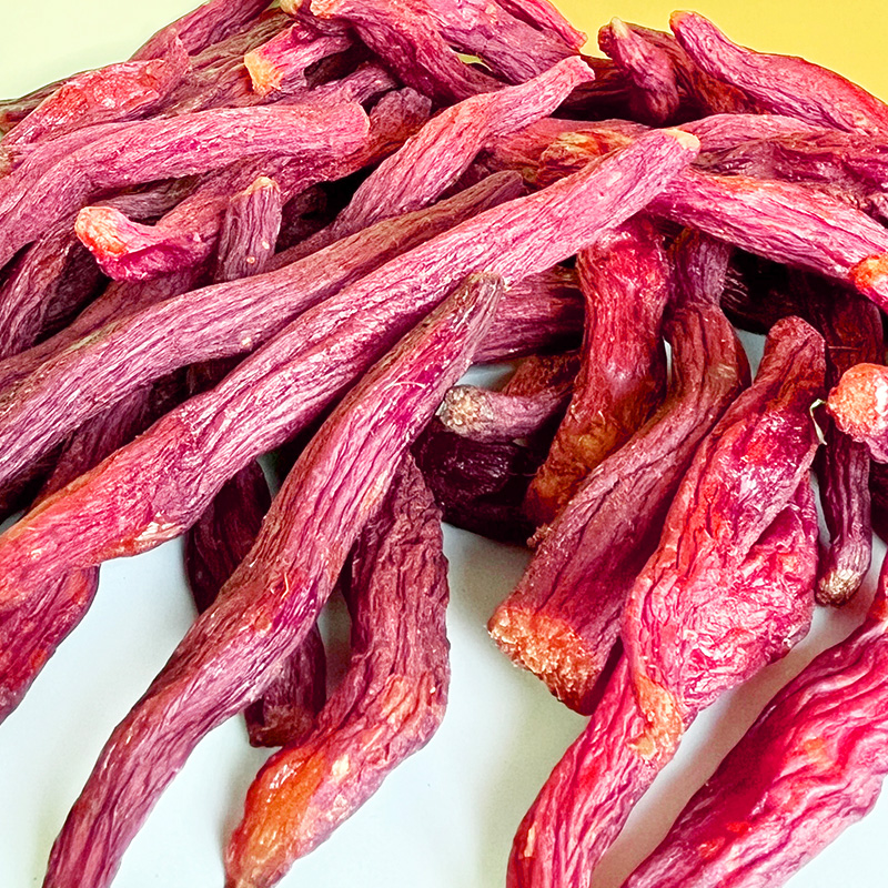 Dried red Yao baked potatoes with skin, original flavored dried sweet potatoes, soft, waxy and sweet dried sweet potatoes