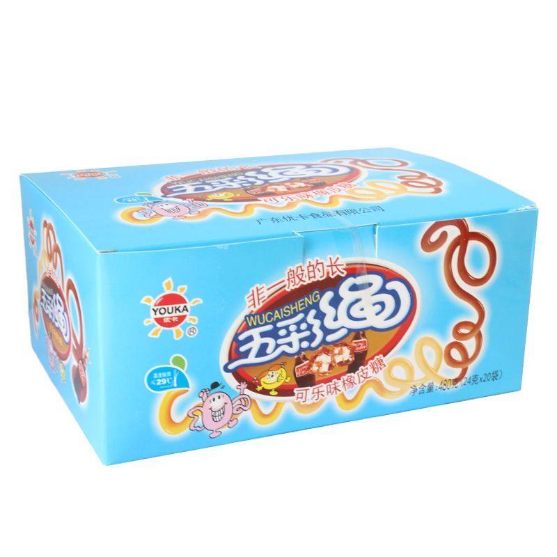 五彩绳软糖糖果趣味橡皮糖24g8090零食水果彩虹童年怀旧即食,淘宝优惠券,粉丝福利购,淘宝优惠卷