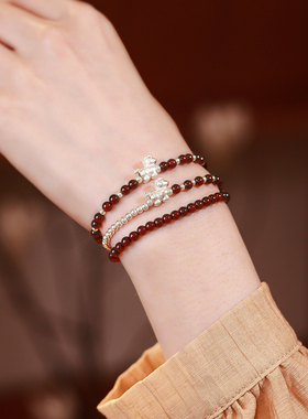 巨好看的好运手链绝美水晶手串