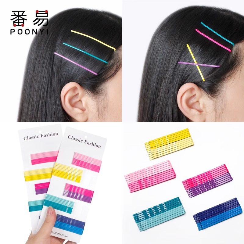 发夹/一字夹C1vo001-夹子顶夹少女简约盘发固定夹黑色发夹夹刘海,淘宝优惠券,粉丝福利购,淘宝优惠卷