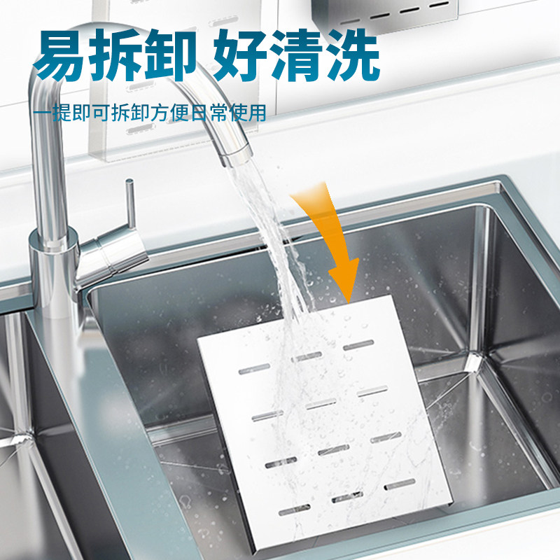 Stainless steel punch-free storage rack | Thousands of people purchased more