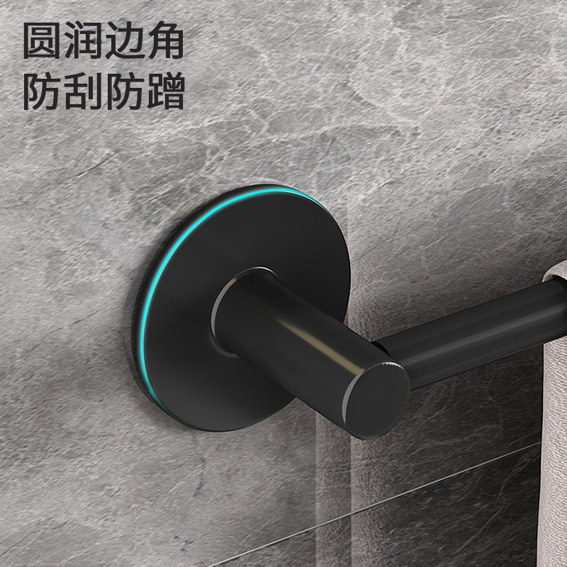 太空铝毛巾架卫生间浴巾架厕所免打孔浴室浴巾毛巾挂杆壁挂置物架,淘宝优惠券,粉丝福利购,淘宝优惠卷