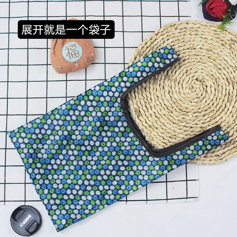 折叠购物袋大容量便捷环保购物收纳袋超市买菜手提手腕袋防水结实,淘宝优惠券,粉丝福利购,淘宝优惠卷