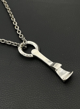 饰仟禧锥型开瓶器吊坠项链啤酒起子十字架vintage饰品男士重工