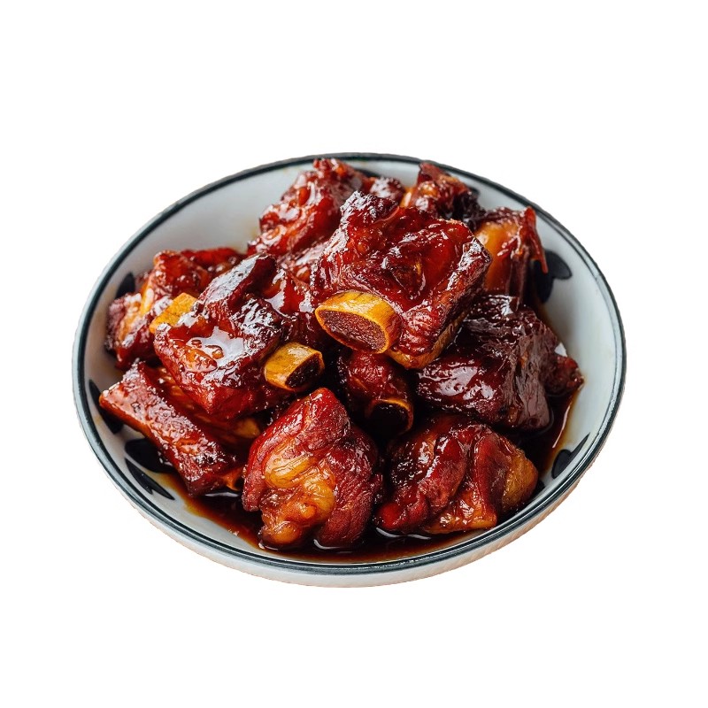 红烧酱排骨酱汁红烧肉开袋即食红烧肋排熟食猪小排休闲解馋下酒菜 - 图3