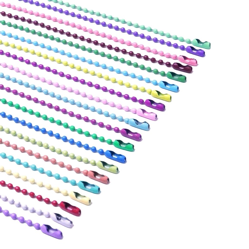 手工烤漆珠链咕卡马卡龙挂件钥匙扣链子链条吊牌diy配件金属彩色,淘宝优惠券,粉丝福利购,淘宝优惠卷