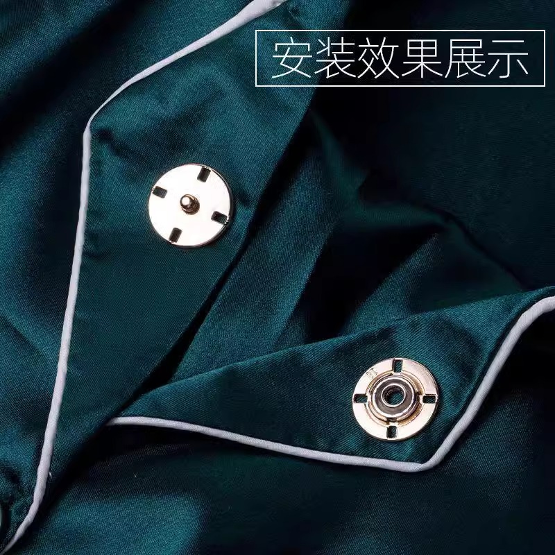 暗扣扣子上衣女风衣毛呢羊绒大衣金属纽扣配件衣服按扣子母扣摁扣 - 图2