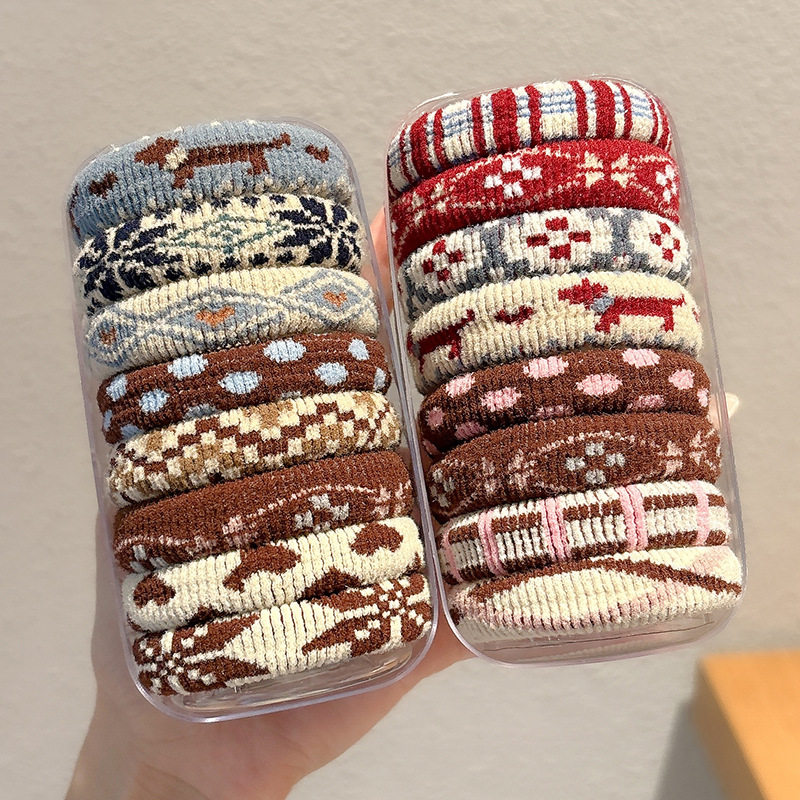 加粗毛巾发圈女扎低马尾发绳不伤发橡皮筋儿童高弹力耐用头绳发饰,淘宝优惠券,粉丝福利购,淘宝优惠卷