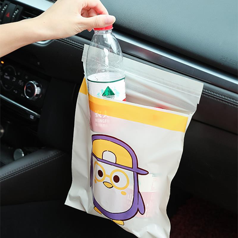 书桌粘贴式垃圾袋小学生桌面专用学校课桌儿童车载上学桌边垃圾袋 - 图1
