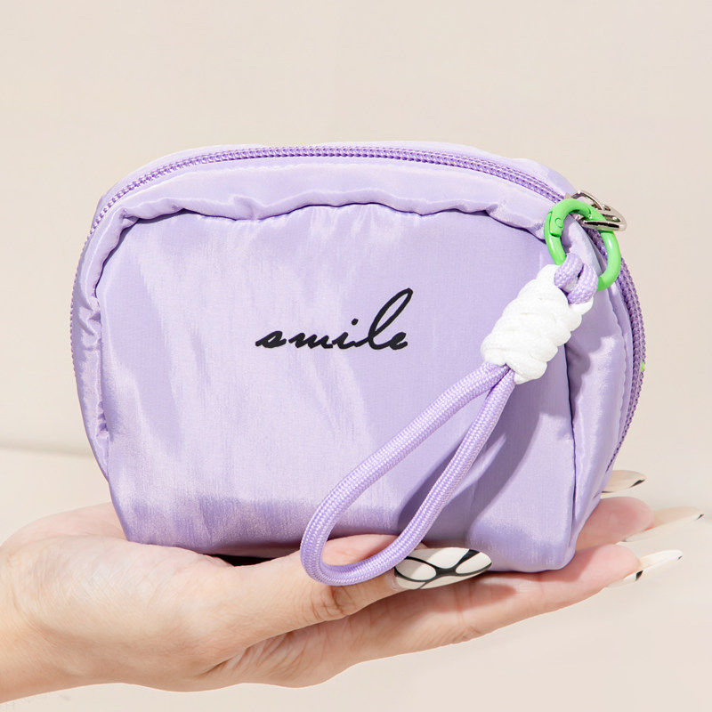 韩版化妆包简约百搭口红卫生巾收纳包学生女生新款便携可爱随身包,淘宝优惠券,粉丝福利购,淘宝优惠卷