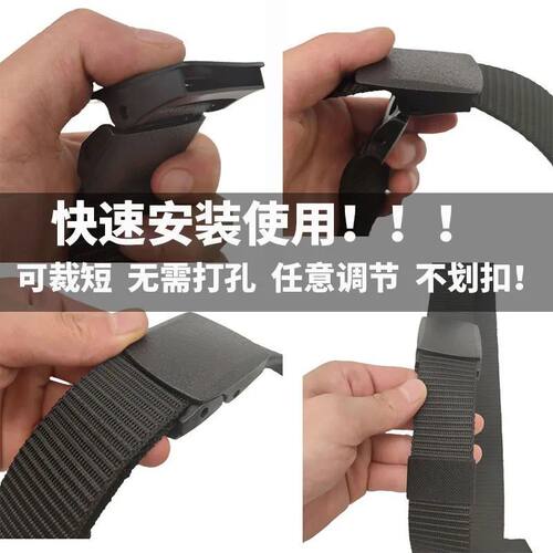战术腰带男加长大码无金属过安检帆布裤腰带户外运动防过敏皮带男 - 图2