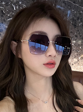 帕森墨镜女款2025新款高级感适合方圆脸大脸显瘦防晒太阳眼镜防紫