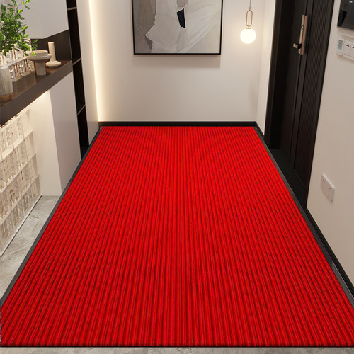 高级感高级入户门门垫大面积防滑除尘吸水满铺耐脏进门脚垫地毯 - 图0