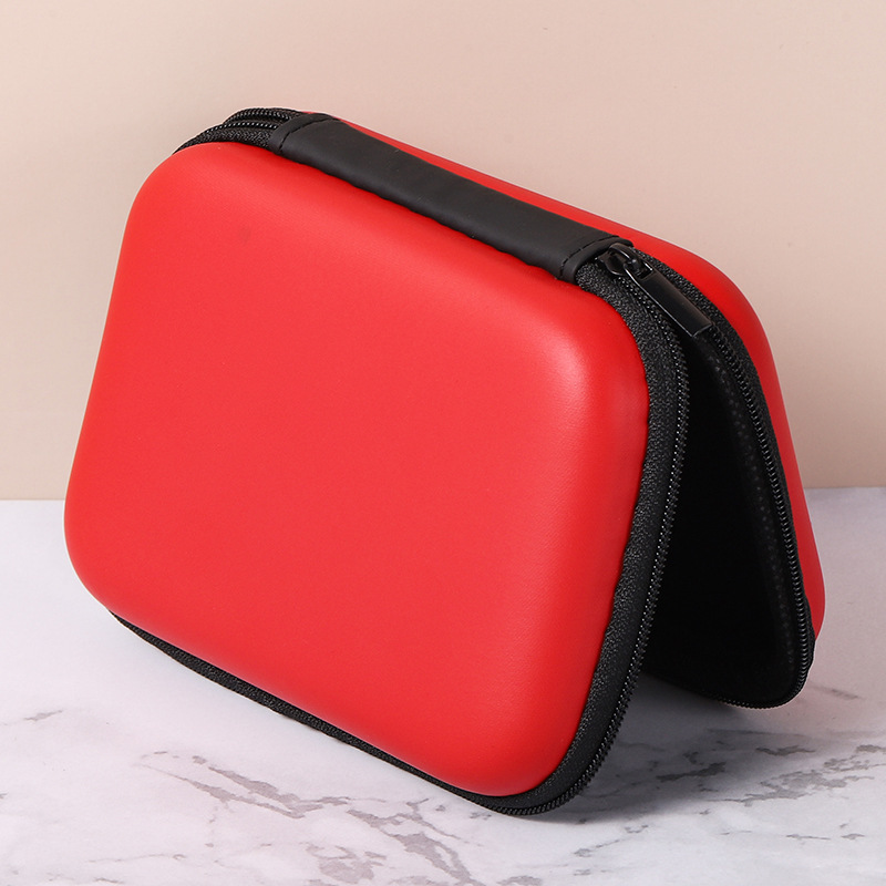 2.5-inch hard drive bag, mobile power supply bag, colorful rectangular EVA charger storage bag, digital packaging box