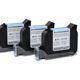 Quick-drying ink cartridges for inkjet printers with high adhesion and large capacity